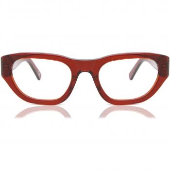 Marni Laamu Atoll Red 47F Women’s Eyeglasses Clear Size 53 (Frame Only) - Blue Light Block Available