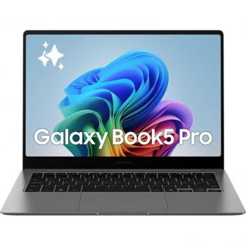 Portátil Samsung Galaxy Book5 Pro 14 WQXGA+ Táctil, Intel Core Ultra 7, 16 GB RAM, 1 TB SSD, GPU Arc, Windows 11 Home