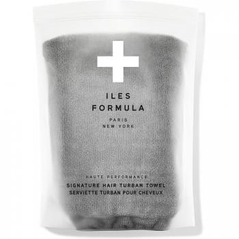 Iles Microfiber Hair Turban Towel - Grey