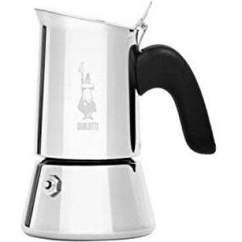 Bialetti - New Venus, cafetera espresso de acero inoxidable, apta para todo tipo de estufas, 2 tazas