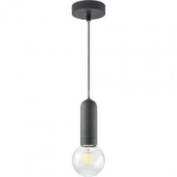 Lámpara Colgante Turn Me en Metal Negro Satinado E27 60W
