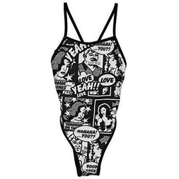 Traje de Baño Turbo Infantil de Tiras Finas Estilo Cómic