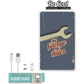 Becool® - Batería Externa Power Bank 4000 mah + Gratis 1 cable USB-MicroUsb