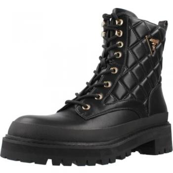 Guess Badae2 Botas Militares Mujer Tacón Plano Negro con Cordones T. 36