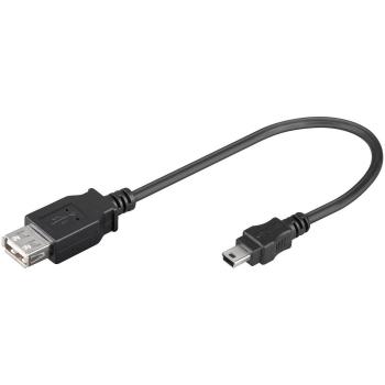 Cable USB Microconnect Mini USB B 5P 0.2m F-M