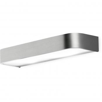 Aplique de baño Arcos con LED, 60 cm níquel