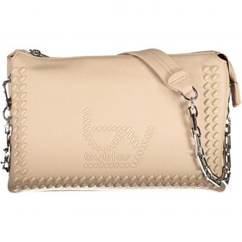 Byblos Chic Beige Chain-Handle Shoulder Bag