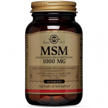 Solgar MSM 1000mg - 60 Tablets for Joint Health