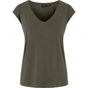 Pieces Kamala Women's T-Shirt - Solid Color, XS