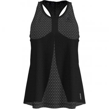 Odlo BL Millennium LINENCO Camiseta sin Mangas, Mujer, Black Melange, Extra-Small