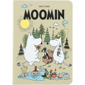 Agenda Escolar Erik Editores 2024/2025 Semana Vista Pocket 17 Meses Moomin