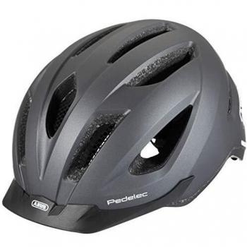 Abus Urban Pedelec 1.1 Titan Helmet with LED Rear Light, Size M (52-57 cm)