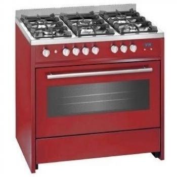 Cocina Meireles G 910 R Encimera y horno de Gas butano Quemador Wok