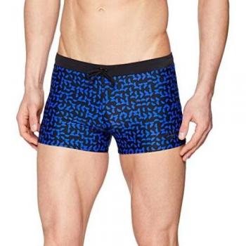 Speedo Valmilton Aquashort Am Bañador, Hombre, Black/Chroma Blue, 34