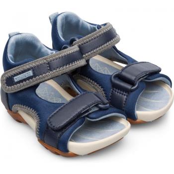 CAMPER Ous - Sandals for First Walkers - Blue, Size 24, Cotton Fabric
