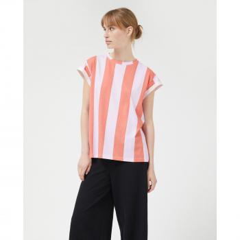 Camiseta de mujer de manga corta con estampado de rayas - Compañía Fantástica