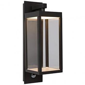 Aplique de pared exterior LED Clairette con sensor PIR 15W 3000K IP54 - Antracita