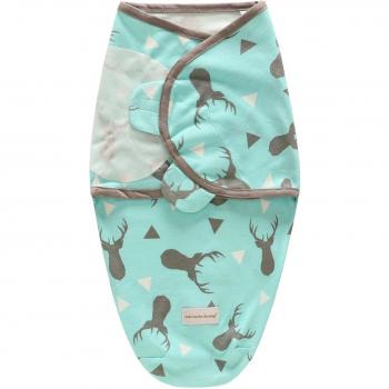 Manta infantil Swaddle Wrap, suave y ajustable, 100% algodón para bebé