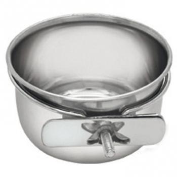 Comedero de acero inoxidable con soporte de 600 ml Copele