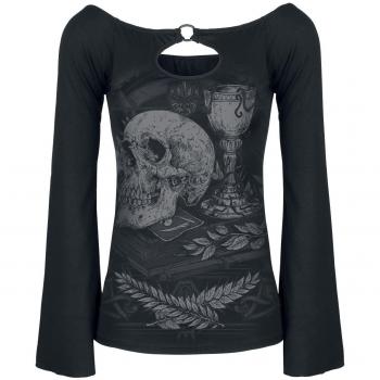 Gothicana by EMP Chalice Of Death Manga Larga Mujer Negro