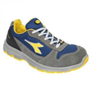 Zapato de seguridad Diadora Run II Textile ESD Low S1P SRC - Talla 37 (EU) - Color Gris/Azul