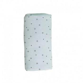 Muselina de Bambú Colección Sky Celeste