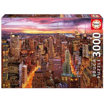 Puzzle Ravensburger 3000 Piezas Vistas de Manhattan Nueva York