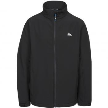 Trespass Vander Softshell Chaqueta, Hombre, Negro