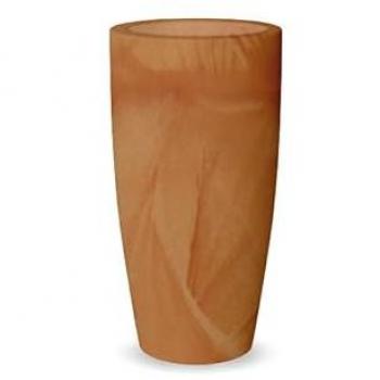 Macetero Alto y Redondo BAMBÚ de Newgarden, muy resistente para exterior e interior, estilo moderno, disponible en varios colores y tamaños, hecho de polietileno en España