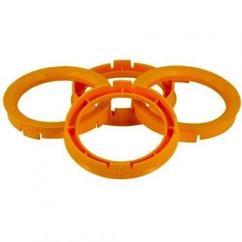 Anillos de centrado TPI 63.3->54.1mm Amarillo 4 piezas