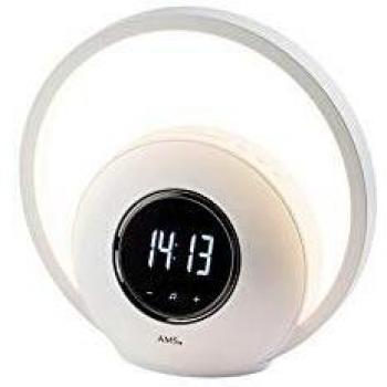 Despertador de Luz Natural AMS T1303, Blanco