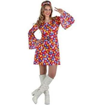 Banyant Toys Disfraz Mujer Años 70 Flores Mujer: S