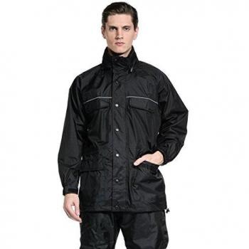 OJ – Compact Top Black Chaqueta 4 estaciones 100% impermeable compacto y de bolsillo XXL negro