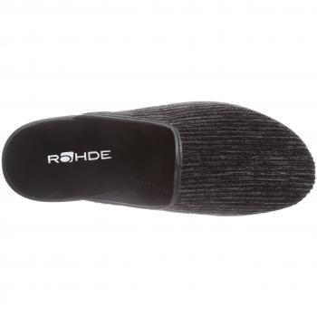 Rohde Lekeberg - Zapatillas de estar por casa de material sintético para hombre, color gris, talla 42