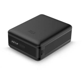Powerbank KSIX Nano 20.000 mAh, Tamaño de bolsillo, Power Delivery, 22,5 W, Cable USB-C a USB-C, Carga simultánea, Negro