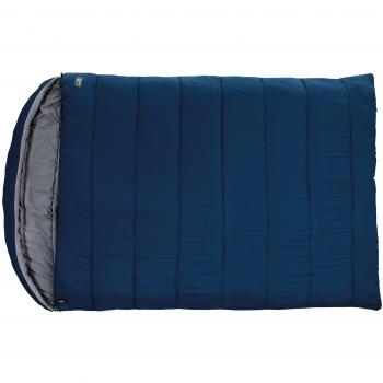 Easy Camp Deckenschlafsack Asteroid Doppelt - Saco de dormir rectangular para acampada, color azul, talla 54