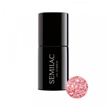 Esmalte Semipermanente UV Efecto Purpurina 321 Caramelo Brillante - Semilac - 7ml