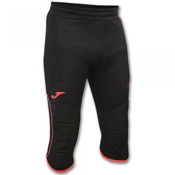 Joma Protect Pantalón de Portero, Hombre, Negro/Coral, 2XL