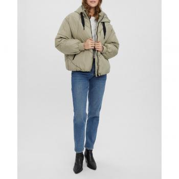 Abrigo acolchado Vero Moda Beverly 10267111 para mujer, manga larga, con capucha, color beige