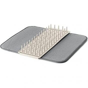 Escurreplatos Guzzini con alfombrilla Dry&Safe Tierra 'Made for Nature' Blanco Leche