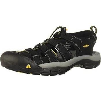 KEEN Men's Newport H2 Black Water Sandal with Toe Protection