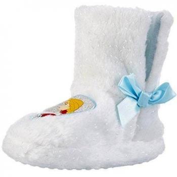 Die EisköniginGirls Kids Fun Houseshoes - pantuflas con forro cálido Niñas
, color Blanco, talla 30