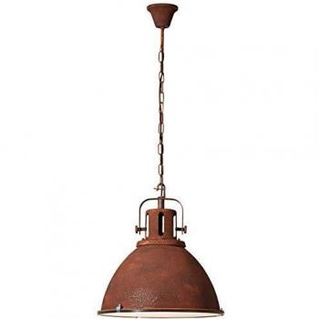 Lámpara colgante industrial Brilliant Jesper 47cm E27 color óxido 60W
