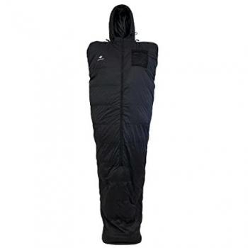 Saco Convertible Mochila Ultraligera de Plumas Raidlight para Hombre, Talla Única, Color Negro