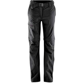 Maier Sports Nata Women's Zip-Off Hiking Pants, Size 36, Graphite Gray
