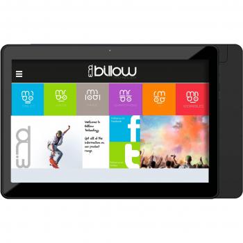 Tablet Billow X101BV2 de 10.1 pulgadas, Quad Core 1.2GHz, 8GB de memoria interna, 1GB RAM, Android 7.0, Pantalla LCD IPS HD, Doble cámara (0.3/2MP), WiFi y Bluetooth - Color Negro