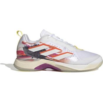Zapatillas de tenis Adidas Avacourt para mujeres - Blanco, Naranja