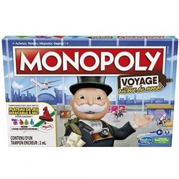 Monopoly Travel around the world - Edición especial de juego de mesa para viajar y descubrir el mundo