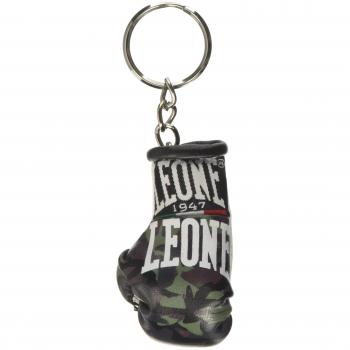 LEONE 1947 Ac912 Llavero Guante de Boxeo Unisex, Adulto Multicolor Verde Mimetico Talla:Talla única
