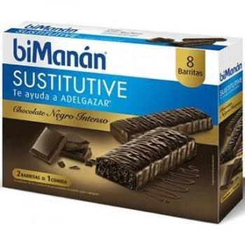 Bimanan Intense Dark Chocolate Meal Replacement Bars - 8 or 10 Units